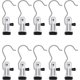 thumbnail image 1 of 10pcs Clothespins, Stainless Steel Portable Laundry Hanging Hook, Boot Clips Hanging Clothes Pins Hanger, Clothes Pins Travel Home Clothes Boot Hanger, 1 of 5