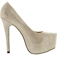 thumbnail image 2 of Eye Candie Womens Classic Dress Platform Pumps, 2 of 4