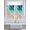Teal, variant on Blue Gradient Beach Living Room Curtains 2 Panel, Watercolor Coastal Seaside Waves Ombre Cafe Window Treatment, Extra Long Farmhouse Bedroom Bathroom Kitchen Curtains Drapes 104"x72"