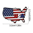 thumbnail image 3 of JoyMoreHome USA Flag Brooch Pin Plated Fashion 4th of July American Patriotic Medal Brooches Clothing Accessories Independence Day, 3 of 6