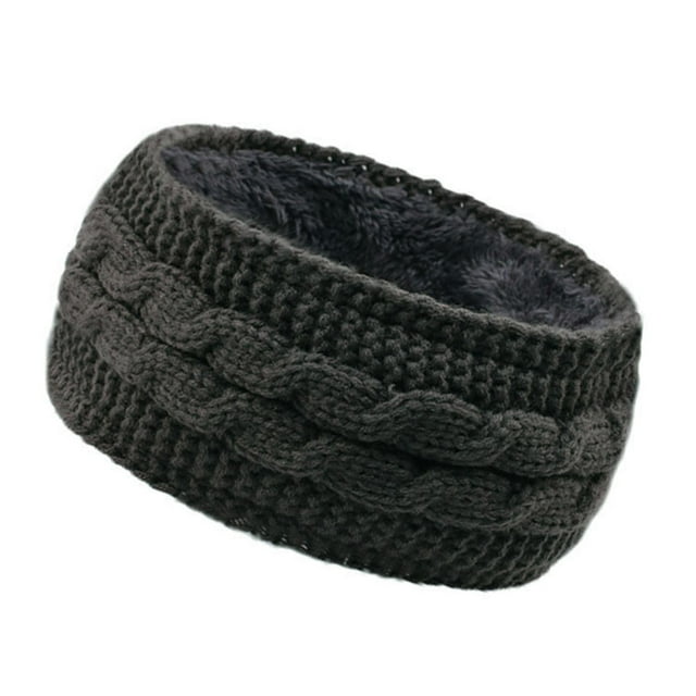 Fashion Autumn And Winter Pure Color Wool Knitted Hair Band Sports Headband