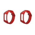 thumbnail image 4 of QualitChoice Remplacement pour Polar A360 A370 Bracelet Intelligent A370 Bracelet de Montre Bracelet Rouge 2ensemble, 4 of 6