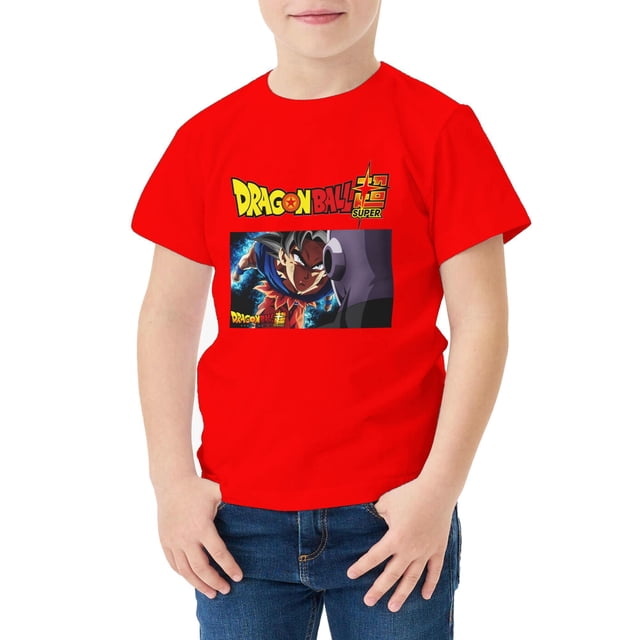 Camiseta Algodón de DBZ para niños