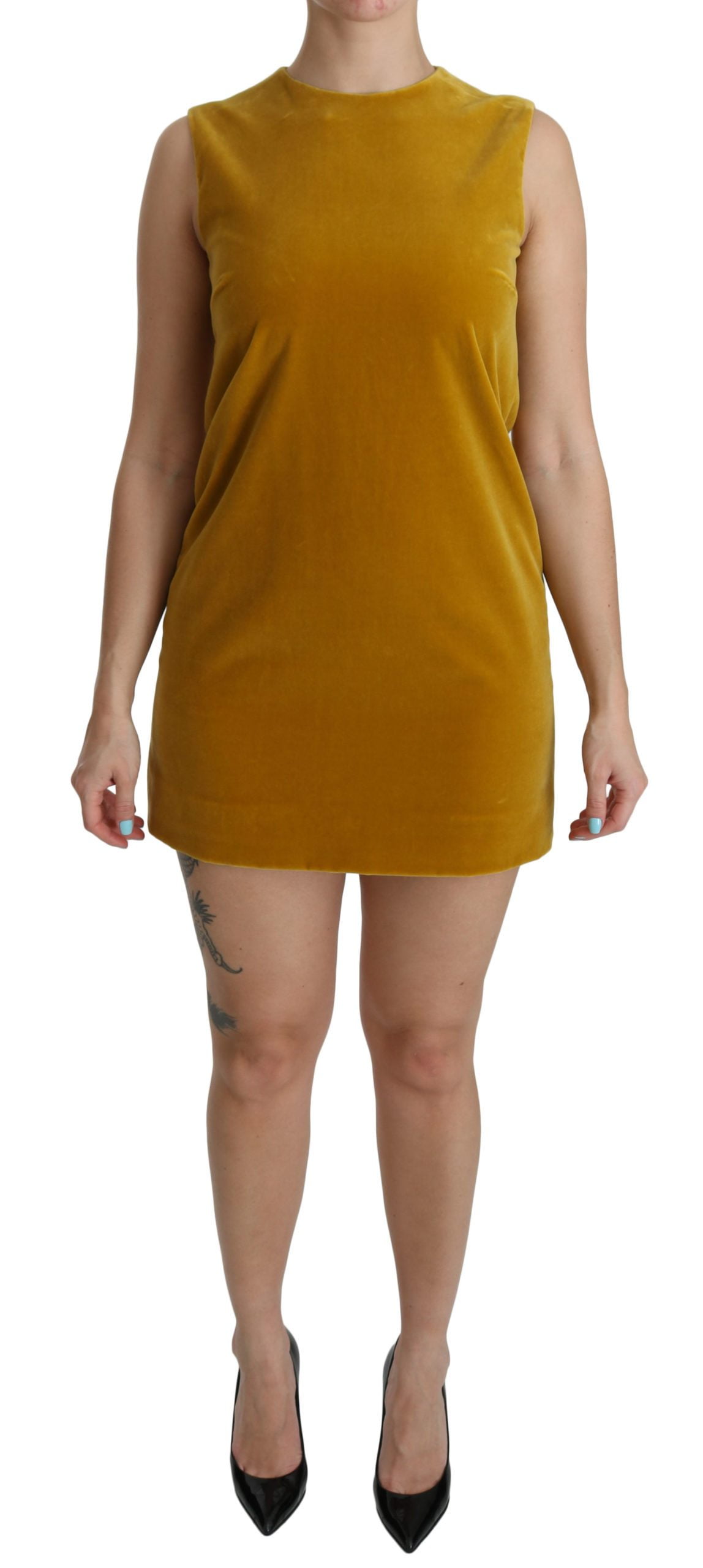 slate and willow mustard velvet wrap dress