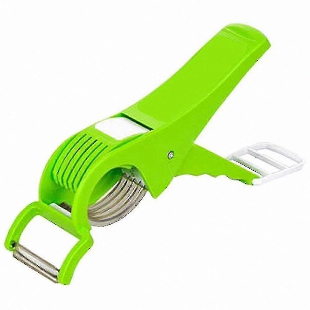 Stainless Steel Vegetable and Fruit Multi-Cutter with Peeler, Sharp Kitchen Tool for Home Cooking