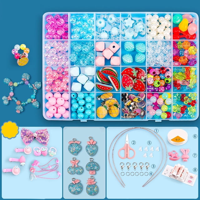 Juego de fabricación de pulseras Perfecl Estilo E Abalorios DIY para niños