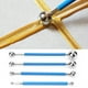 thumbnail image 5 of 4 Uds doble bola prensada de acero piso de cerámica lechada pegamento raspado herramientas de construcción, 5 of 7