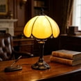 thumbnail image 6 of Toycle Table Lamp Art Stained Glass Decorative LampBedside Lamp For Bedroom Living Room Home(Beige,glass), 6 of 9