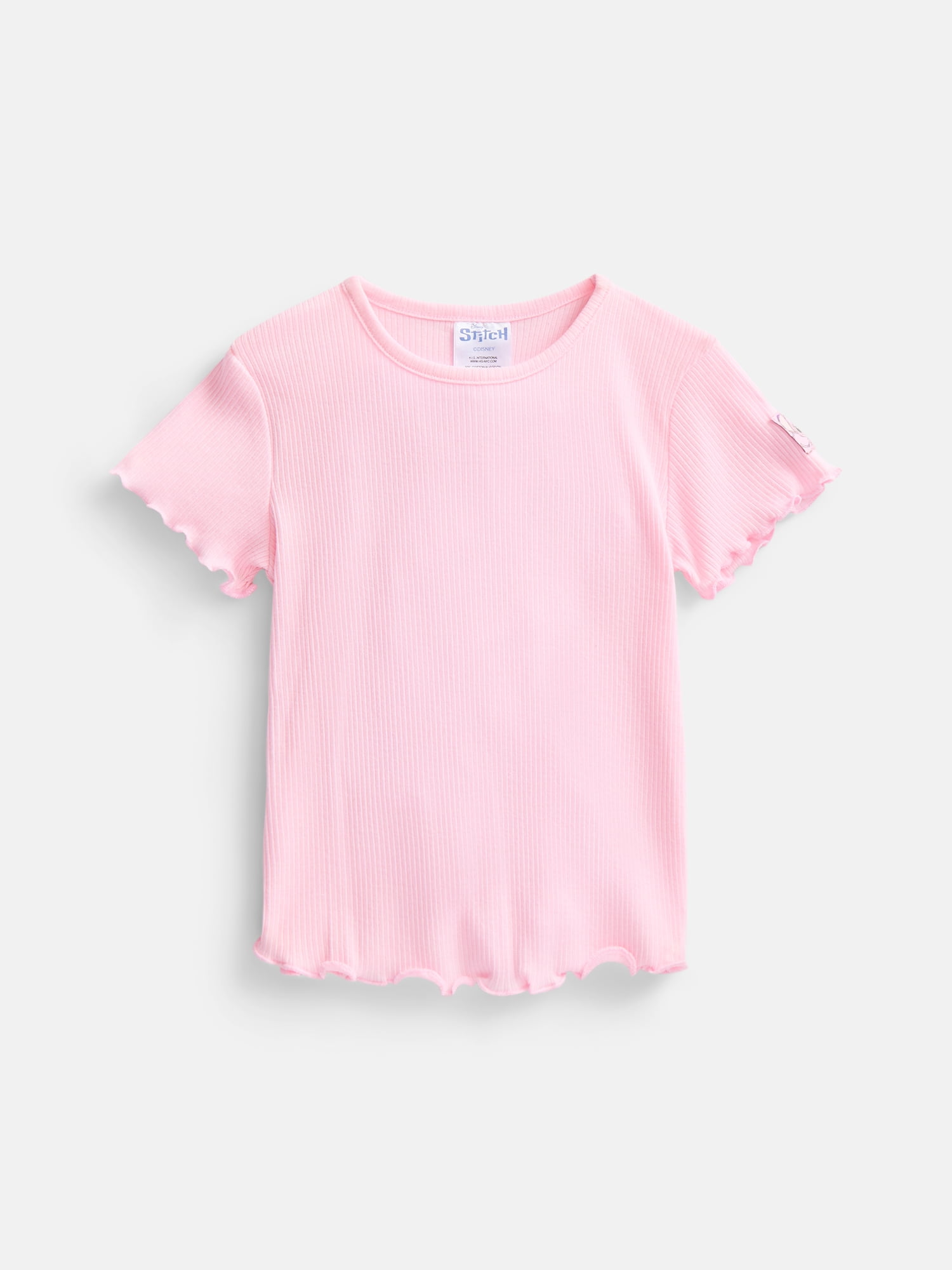 Stitch Toddler Girls Short Sleeve Tee and Cotton Skirtall Set, 2 Piece, Sizes 12M-5T