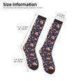 thumbnail image 5 of Daiia Sports Socks Cute Foxes Printed Novelty Crew Socks for Men Women Knee High Socks Cotton Socks Soft & Breathable Support Unisex Socks, 5 of 9