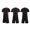 I-013 Black, variant on Children's Solid Color Football Suit Set For Campus Sports Games Performance Matches Training Uniforms And s For Kids