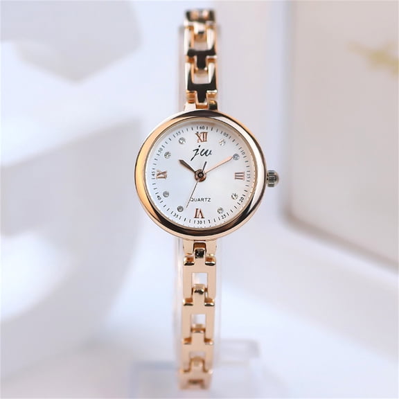 Resicozy Women's Wrist Watches Elegant Stainless Steel Strap Round Dial Quartz Watch with Day Date