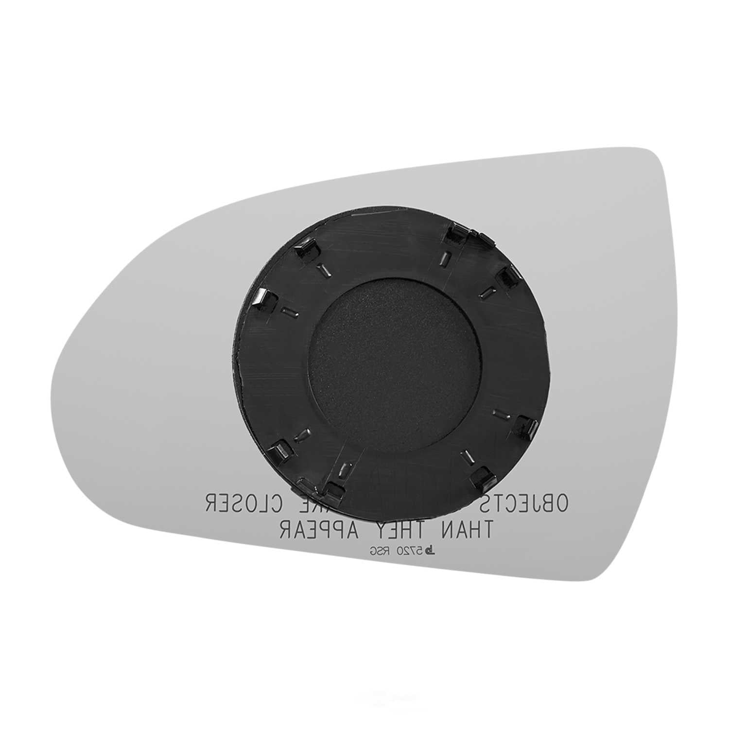 Burco Side View Mirror Replacement Glass with Motor Mount Plate - Clear Glass - 5720RSG
