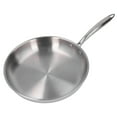thumbnail image 2 of Frying Pan Nonstick, Stainless Steel Kitchen Open Skillet with Handle, Fast Even Heating Omelet Pan Cooking Pot for Induction Cooker, Stove, for Steak, 2 of 7