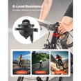 thumbnail image 2 of KFFKFF Foldable Magnetic Bike Trainer Stand, Adjustable 6-Level Resistance, Compatible with 26-29 Inch & 700C Wheels, Indoor Cycling Equipment with Quick Release Skewer and Front Wheel Riser Block, 2 of 9