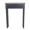 thumbnail image 2 of East at Main Traditional Solid Wood 1-Drawer Storage Console Table, Black, 2 of 8
