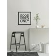 thumbnail image 5 of Marmont Hill Good Vibes Only Mantra Framed Wall Art, 5 of 6