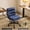 Navy Blue, variant on VINGLI Comfortable Office Desk Chairs with/No Wheels,Dual-Base,Removable Armrests,Adjustable Comfy Swivel Computer Task Nail Tech Chair for Office,Sewing,Makeup Vanity,Teen,Linen Fabric,Light Grey