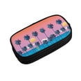 thumbnail image 2 of Uemuo Beach with Palm Trees Printed Pencil Pen Case, Portable Pencil Pouch with Zipper, Compact Stationery Bag Makeup Bag, Pencil Bag for Home Office, 2 of 9