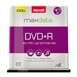 Inkjet Printable DVDR Discs 4.7GB, 16x, Spindle, White, 50/Pack ...