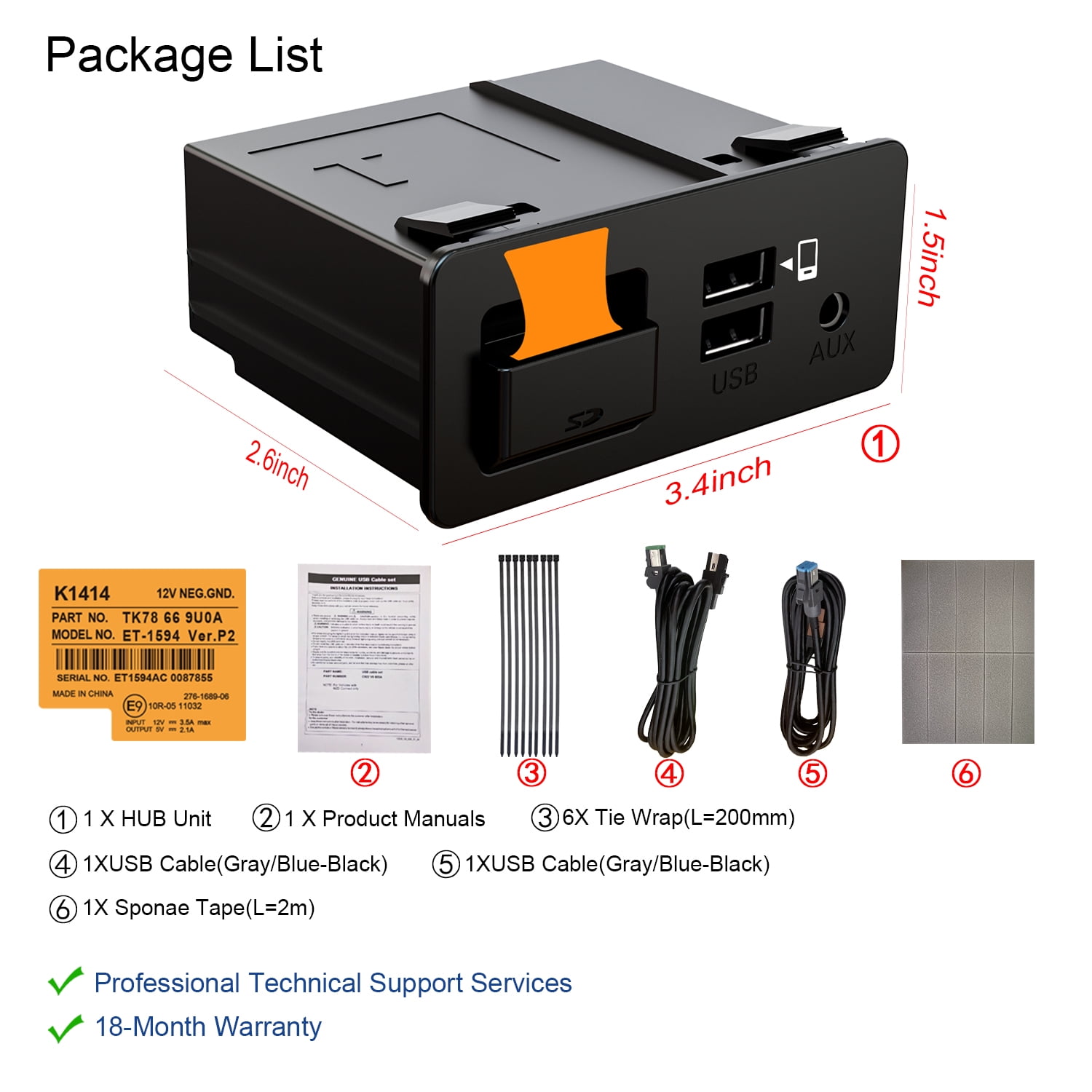 Mazda 2023 Upgraded CarPlay & Android Auto USB Retrofit Kit Mazda 2023 Upgraded CarPlay & Android Auto USB Retrofit Kit