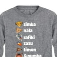 thumbnail image 3 of The Lion King - Main Characters - Toddler & Youth Long Sleeve Graphic T-Shirt, 3 of 5