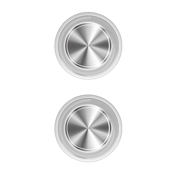 Sidaley Juego Joystick teléfono móvil Rocker para Android Tablet controlador de botón de Metal para controlador PUBG con ventosa Blanco 2Conjunto