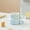 Blue, variant on Smiley Face Ceramic Coffee Mug with Spoon - 400ml Fun and Functional Cup for Hot and Cold Beverages