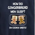 thumbnail image 3 of Instant Message - Gingerbread Men Cookie Sheets Christmas - Toddler & Youth Crewneck Fleece Sweatshirt, 3 of 6