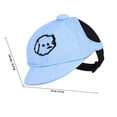 thumbnail image 2 of Hytrove Sombrero Azul Para Perro Con Ventilación Para Orejas Protección Solar Y Ajuste Cómodo, 2 of 6