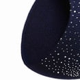 thumbnail image 2 of Baohd Warm Half Side Rhinestones Knitted Caps Acrylic Pinstripe Hats Slouch Beanie Outdoor Fall Winter, 2 of 5