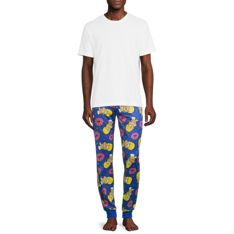 Simpsons Homer Men's Donut Sleep Pants - Walmart.com
