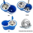 thumbnail image 6 of 360° Spinning Mop Bucket System with 3 Microfiber Mop Replacement Heads, 6 of 7
