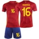 thumbnail image 3 of 24 Camiseta de la Copa de Europa de España No. 19 Yamal 26 Pedri 7 Morata No. 9 Traje de camiseta de fútbol Garvey, 3 of 5