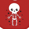 thumbnail image 4 of Inktastic Happy Halloween Spooky Skeleton and Stars Boys or Girls Baby Bib, 4 of 4