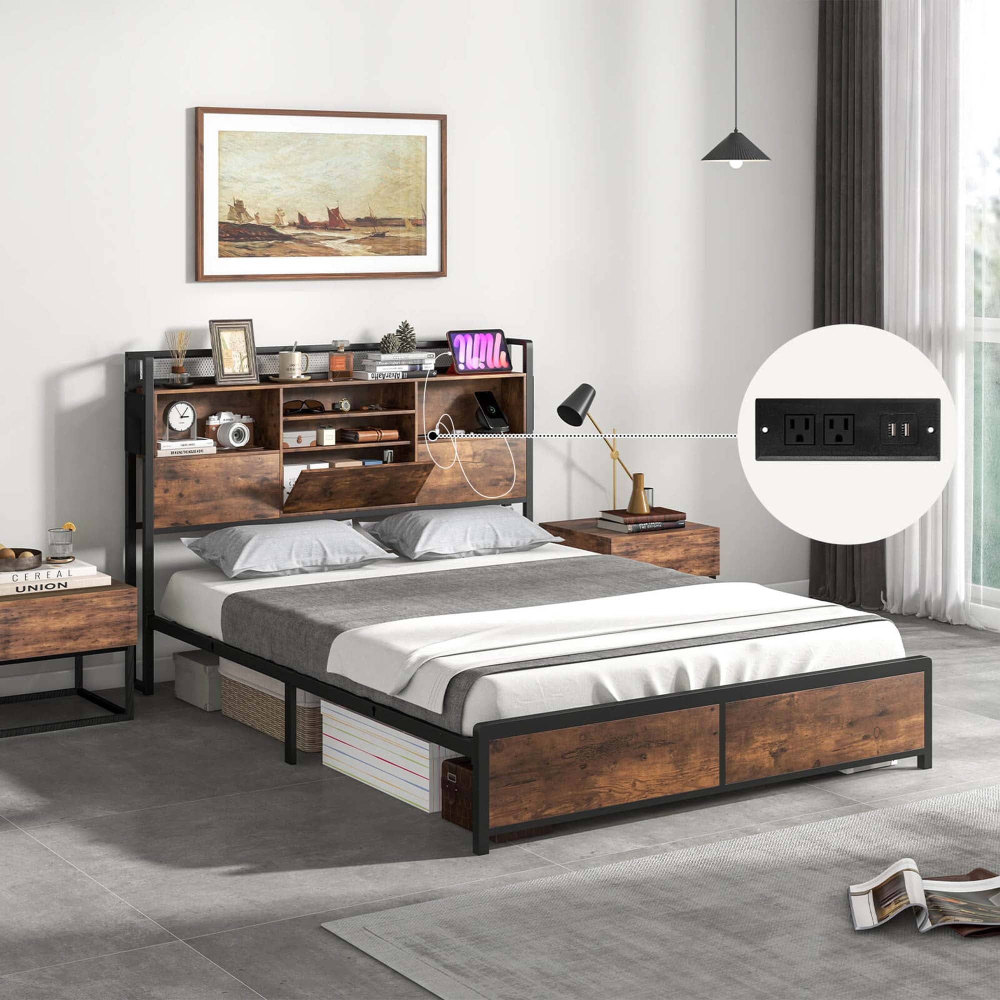 Queen size portable bed hot sale