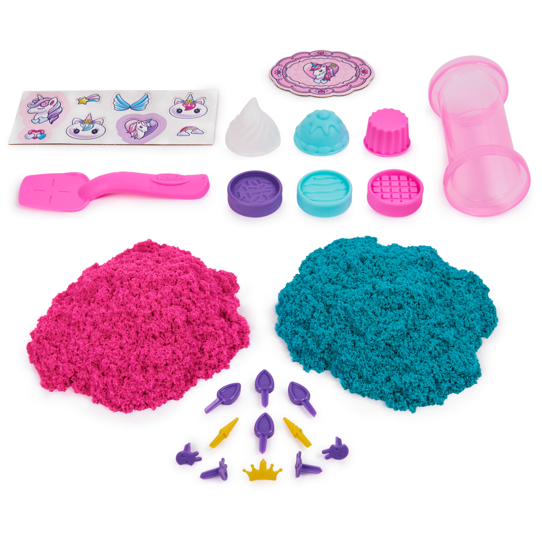 Kinetic Sand Shimmer, Unicorn Bake Shoppe Playset Kit