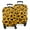 Yellow and Black, variant on Black and Tan Leopard Print Luggage Cover Fashion Suitcase Cover Baggage Covers Fit 25-28 Inch Luggage (Go Travel)
