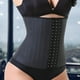 thumbnail image 1 of Corsé Entrenador De Cintura Cinturón adelgazante de 25 huesos de acero para hombre y mujer (negro S), 1 of 8