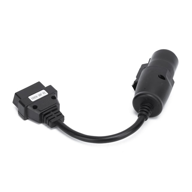 Cable De Diagnóstico De 30 Pines, Conector OBD II De 16 Pines Compacto Ligero Para Reemplazo Automático Para Camiones IVECO ANGGREK 16Pin OBD2 Plug