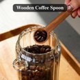 thumbnail image 3 of Bote de café TIWPAJS de vidrio de 600 ml con cuchara y tapa de madera, 3 of 7