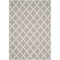 thumbnail image 1 of Safavieh Montauk Collection MTK810A Flatweave Grey and Ivory Cotton Area Rug (5' x 8'), 1 of 2
