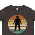 thumbnail image 4 of Inktastic Skateboarding Retro Sunset Skateboarder Boys Toddler T-Shirt, 4 of 5