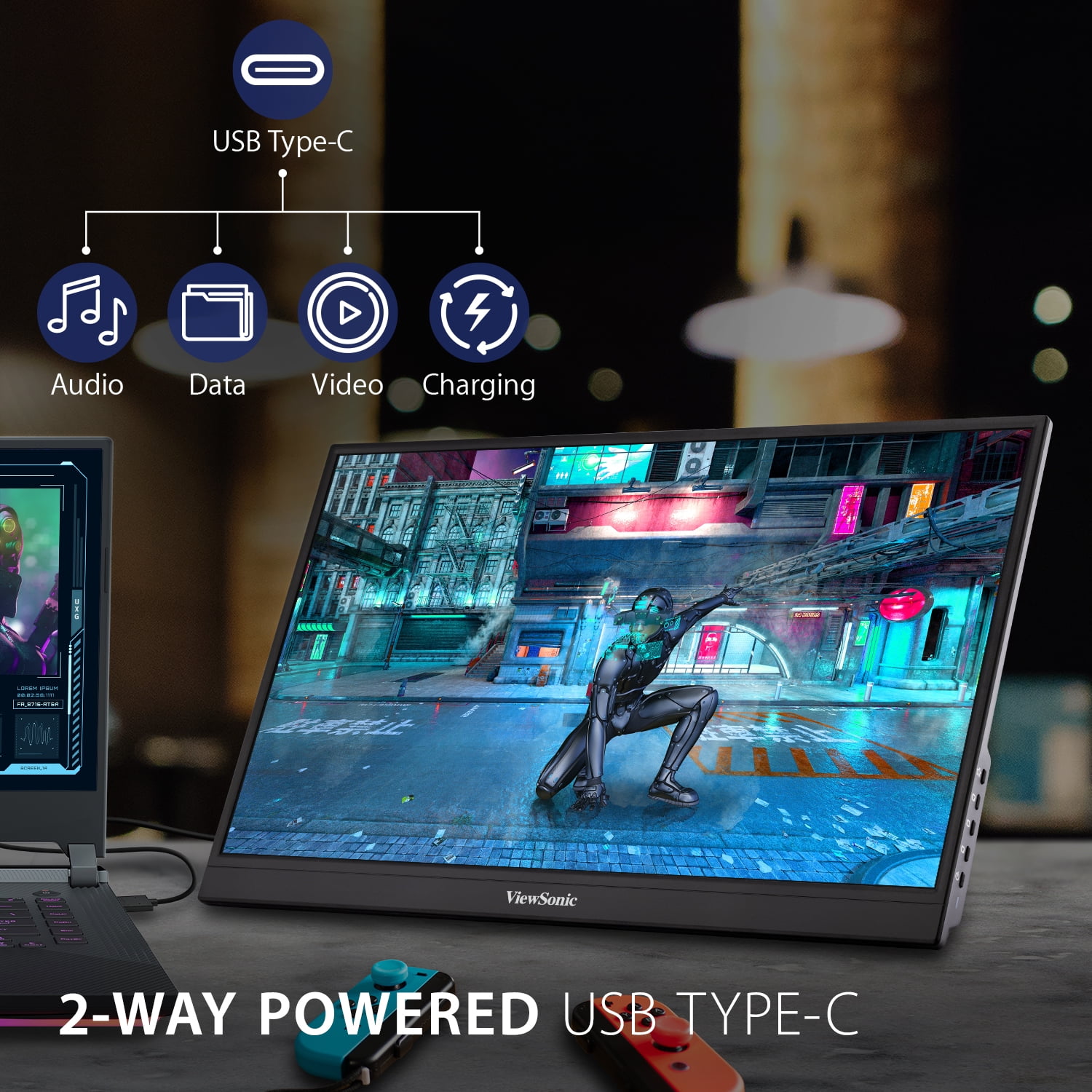 1080p Portable IPS Gaming Monitor 