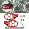 thumbnail image 5 of ALLTIMES Foot Pegs Footpegs for Sur-Ron Ultra Bee 2023 Electric Off-Road Vehicle, CNC Aluminum Alloy Red Anodization, 5 of 10