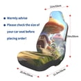 thumbnail image 3 of Yiaed Cute Mushroom Town Print Car Seat Covers,Universal Auto Seats Protector Fits for Car,SUV Sedan,Truck,Automotive Seat Covers & Accessories, 3 of 5