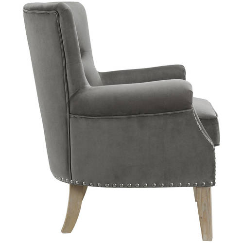 Better Homes & Gardens Accent Chair, Living Room & Home Office, Gray - image 4 of 5