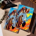 thumbnail image 5 of Spiral Notebook,College Ruled Journal,8.26" x 5.71" 50 Sheets/100 Pages,2 Pack - Abstract Pop Art Illustration of Zebra, 5 of 7
