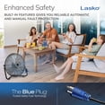 thumbnail image 6 of Lasko QuickMount 20" High Velocity Floor Fan and Wall Fan for Large Rooms, 3 Speeds, Pivoting Head, Metal Blades, 2264QM, 6 of 11