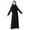 ZA-Black-summer linen dresses, variant on Kids Prayer Dress Muslim Clothes for Girls Long Sleeve Abaya with Hijab Two Piece Maxi Islamic Set Scarf Kaftan Jilbab 4-12Y